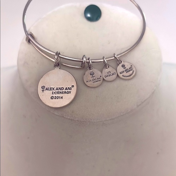 Alex & Ani Silver U.S. Army Charm Bracelet 2014 - Picture 3 of 3